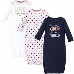 Brand new ⌛ Hudson Baby Baby 👧 Girls' Cotton Gowns Woodland Fox ✨ -Sleepwear & Robes Sales 41IaldTez4L. AC