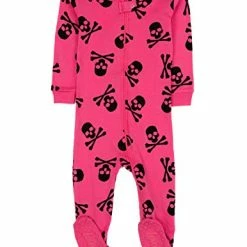 New 🌟 Leveret Kids Pajamas Baby Boys 👧 Girls Footed Pajamas Sleeper 100% Cotton (Size 6-12 Months-5 Toddler) Butterfly 🎉