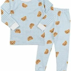 Flash Sale 🌟 Mini-K Baby Toddler Kids Boys 👧 Girls Sleepwear Pajamas 100% Cotton Long Sleeve 2pcs Pjs Set Basic Yellow ❤️ -Sleepwear & Robes Sales 41JbxeHxjDL. AC
