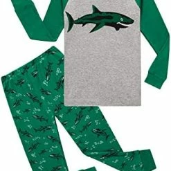 Outlet 🎉 Family Feeling Dinosaur Little Boys Kids Pajamas Sets 100% Cotton Pjs Glow-in-the-dark/6971 ❤️ -Sleepwear & Robes Sales 41L2tInBWzL. AC