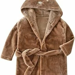 Best deal ✨ Towel Fleece Bathrobe Boys Soft Kids Pajamas Warm Robe Sleepwear Baby 👧 Girls Flannel Hooded 👧 Girls Boys ❄ Christmas Pajamas Green 😍 -Sleepwear & Robes Sales 41LKoYxv rL. AC