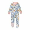 Cheapest 🔥 HonestBaby Baby Organic Cotton Snug-fit Footed Pajamas Flower Power ✔️