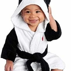 Best Sale 🎁 Mousmile Toddler Baby Coral Fleece Bathrobe Winter Cartoon Penguin Bath Wrap Towel Cozy Blanket Sleepwear For Boys 👧 Girls 🌟 -Sleepwear & Robes Sales 41LjKwK0oFL. AC