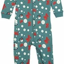 Budget ❤️ Leveret Kids Pajamas Baby Boys 👧 Girls Footed Pajamas Sleeper 100% Cotton (Size 6-12 Months-5 Toddler) Penguin 🥰 -Sleepwear & Robes Sales 41MTBOcq4L. AC