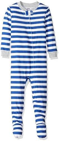 New 🌟 Amazon Essentials Unisex Toddlers And Babies' Snug-Fit Cotton Footed Sleeper Pajamas, Multipacks 😀 4 New 🌟 Amazon Essentials Unisex Toddlers And Babies' Snug-Fit Cotton Footed Sleeper Pajamas, Multipacks 😀 - Image 4
