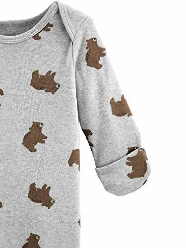 Deals ๐คฉ Simple Joys By Carter's Unisex Babies' Cotton Sleeper Gown, Pack Of 3 Heather/stripe/avocados ๐ 3 Deals ๐คฉ Simple Joys By Carter's Unisex Babies' Cotton Sleeper Gown, Pack Of 3 Heather/stripe/avocados ๐ - Image 3