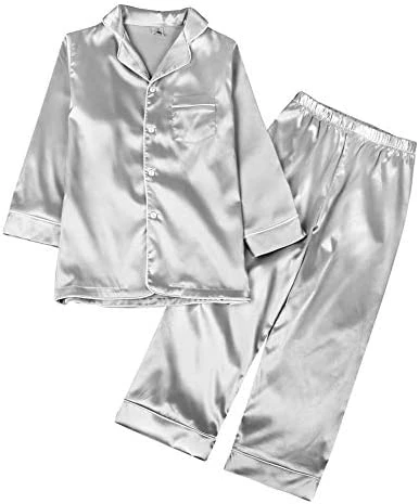 Deals ๐ Weixinbuy Pajama Set For Kid Baby Boy Girl Button-up Silk Pajama Sleepwear Nightwear Loungewear Clothes Set Gifts For Kids Red (short Sleeve) ๐ 13 Deals ๐ Weixinbuy Pajama Set For Kid Baby Boy Girl Button-up Silk Pajama Sleepwear Nightwear Loungewear Clothes Set Gifts For Kids Red (short Sleeve) ๐ - Image 13