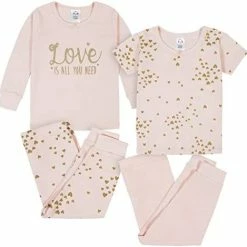 Discount 🔥 Gerber Baby 👧 Girls Toddler Snug Fit 4-Piece Pajama Set Unicorn 👏 -Sleepwear & Robes Sales 41Q3uqhaOKL. AC