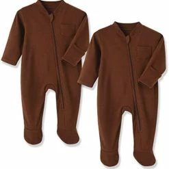 Brand new 💯 Eleven's Kingdom Baby Kids Sleep And Play Baby Cotton Pajamas Zip Front Footed Sleeper 0-12 Month Solid Black ⌛ -Sleepwear & Robes Sales 41QfJf7m0IL. AC