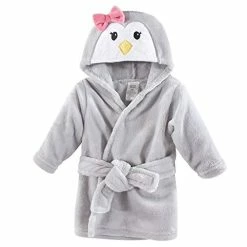 Promo 👍 Luvable Friends Unisex Baby Plush Bathrobe, Floral, 0-9M 🔔 -Sleepwear & Robes Sales 41SRDdKzemL