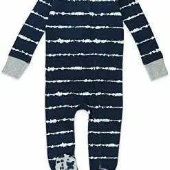 Cheapest 🔥 HonestBaby Baby Organic Cotton Snug-fit Footed Pajamas Flower Power ✔️ -Sleepwear & Robes Sales 41ShAAZ8ADL. AC