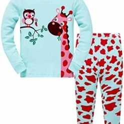 Brand new 😍 Girls Unicorn Pajamas Toddler 🔔 Christmas Pajamas Long Sleeve 100% Cotton PJs 2pcs Kids Sleepwear Unicorn(glow In Dark) 😍 -Sleepwear & Robes Sales 41St 2NymxL. AC