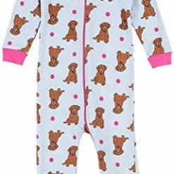 New 🌟 Leveret Kids Pajamas Baby Boys 👧 Girls Footed Pajamas Sleeper 100% Cotton (Size 6-12 Months-5 Toddler) Butterfly 🎉 -Sleepwear & Robes Sales 41Tr97Y wWL. AC