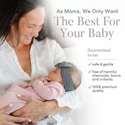 Deals 🥰 MK & CO. ORGANICS Gown - Unisex Baby Sleeper Gown Made Of Soft Bamboo Rayon… Linen ⌛ -Sleepwear & Robes Sales 41WKLk2sKmL