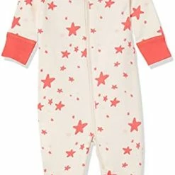 Budget 🎁 Moon And Back By Hanna Andersson Unisex Babies' One-Piece Organic Cotton Footless Pajamas Yellow, Stripe 🔔 -Sleepwear & Robes Sales 41WZNQva3S. AC