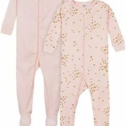 Cheap 🎁 Gerber Baby 👧 Girls' 2-Pack Footed Pajamas Rose Garden Yellow 👍 -Sleepwear & Robes Sales 41XJtWvUp5L. AC