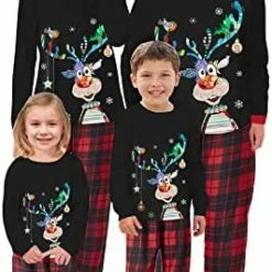Budget ✨ Awoscut 🔔 Christmas Matching Family Pajamas, 🔔 Christmas PJs For Holiday Xmas Sleepwear For Couples, 🐶 Dog And Owner 😀 -Sleepwear & Robes Sales 41Xw71s1PNL. AC