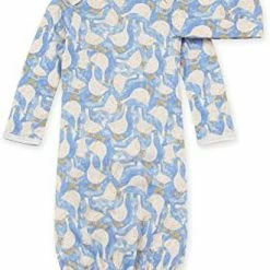 Coupon 🛒 Burt's Bees Baby Baby Sleeper Gown & Hat Set Waddle Waddle Blue ⭐ -Sleepwear & Robes Sales 41YJJx9duCL. AC