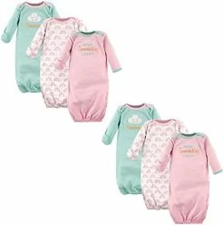 Buy 😉 Luvable Friends Unisex Baby Cotton Gowns Love 🎁 -Sleepwear & Robes Sales 41YdKPi6MBL. AC