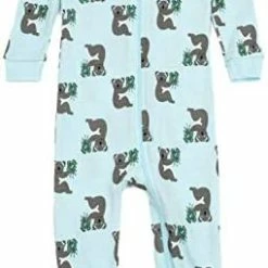 Best Pirce 😉 Leveret Kids Pajamas Baby Boys 👧 Girls Footed Pajamas Sleeper 100% Cotton (Size 6-12 Months-5 Toddler) Rabbit 🎉 -Sleepwear & Robes Sales 41ZBtBivfL. AC