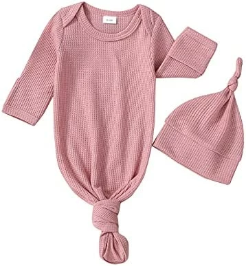 Discount π Baby Girl Boy Coming Home Knotted Gown Unisex Newborn Infant Sleep Onesie Outfit Cute Baby Winter Pajamas Ab Waffle Knit With Mitten Cuffs Pink π₯° 14 Discount π Baby Girl Boy Coming Home Knotted Gown Unisex Newborn Infant Sleep Onesie Outfit Cute Baby Winter Pajamas Ab Waffle Knit With Mitten Cuffs Pink π₯° - Image 14