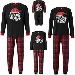 Discount 👏 Holiday Family Pajamas Matching Sets 🎁 Christmas PJs With Mama Bear Printed Romper Plaid Pants Sleepwear 🥰 -Sleepwear & Robes Sales 41ZibpzWHPL. AC