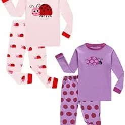 Best deal 🥰 KikizYe Little Big 👧 Girls Pajamas Set Long Sleeve PJs 100% Cotton Pyjamas 👧 Girls/895 😀 -Sleepwear & Robes Sales 41aJnQoAuRL. AC