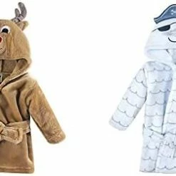 Promo 😉 Hudson Baby Boy Plush Animal Face Bathrobe 2-Pack, Alligator Cow ❤️ -Sleepwear & Robes Sales 41ardUMNcgL. AC