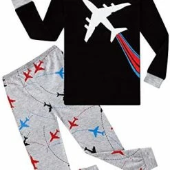 Outlet 🎉 Family Feeling Dinosaur Little Boys Kids Pajamas Sets 100% Cotton Pjs Glow-in-the-dark/6971 ❤️ -Sleepwear & Robes Sales 41aue9nl6L. AC