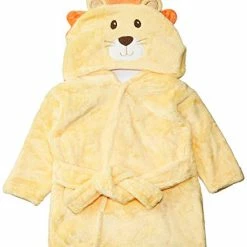 Promo 👍 Luvable Friends Unisex Baby Plush Bathrobe, Floral, 0-9M 🔔 -Sleepwear & Robes Sales 41auqnxnG5L