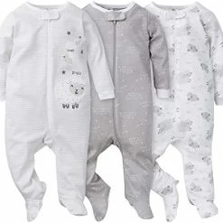 Top 10 🥰 Gerber Baby 👧 Girls' 3-Pack Sleep 'N Play Bunny Star 🤩 -Sleepwear & Robes Sales 41bJIRyfr8L. AC