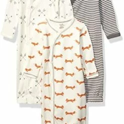 Best Pirce ⭐ Touched By Nature Baby 👧 Girls' Organic Cotton Kimono Gowns Garden Floral 🥰 -Sleepwear & Robes Sales 41c6eImSjDL. AC