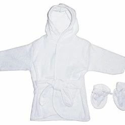 Buy โ Bambini Blank Terry Robe White ๐