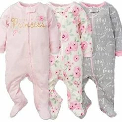 Top 10 🥰 Gerber Baby 👧 Girls' 3-Pack Sleep 'N Play Bunny Star 🤩 -Sleepwear & Robes Sales 41dPKdgWw2L. AC
