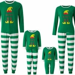 Discount 👏 Holiday Family Pajamas Matching Sets 🎁 Christmas PJs With Mama Bear Printed Romper Plaid Pants Sleepwear 🥰 -Sleepwear & Robes Sales 41eILAeKrJL. AC