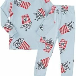 Flash Sale 🌟 Mini-K Baby Toddler Kids Boys 👧 Girls Sleepwear Pajamas 100% Cotton Long Sleeve 2pcs Pjs Set Basic Yellow ❤️ -Sleepwear & Robes Sales 41eQhe4 dDL. AC