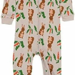 Best Pirce 😉 Leveret Kids Pajamas Baby Boys 👧 Girls Footed Pajamas Sleeper 100% Cotton (Size 6-12 Months-5 Toddler) Rabbit 🎉 -Sleepwear & Robes Sales 41eS1mfXAmL. AC