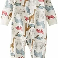 Cheapest 🌟 Little Planet By Carter's Baby Organic Cotton 2-Way Zip Sleep & Play Horses 👍 -Sleepwear & Robes Sales 41egrp6UoOL. AC