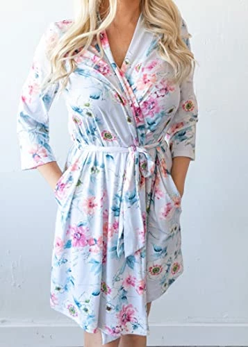 Best deal 🛒 DOUBLE THE SPRINKLES Maternity Robe And Matching Baby Set Hospital Labor Delivery Robe And Swaddle Set Maddison + Green Swaddle Set 🎉 4 Best deal 🛒 DOUBLE THE SPRINKLES Maternity Robe And Matching Baby Set Hospital Labor Delivery Robe And Swaddle Set Maddison + Green Swaddle Set 🎉 - Image 4