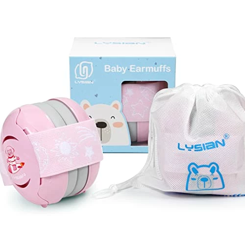 Top 10 ❤️ Baby Ear Muffs Noise Blocking For Infants With Elastic Headband,Hearing Protection Earmuffs For Sleep, Travel By Lysian White 🔔 2 Top 10 ❤️ Baby Ear Muffs Noise Blocking For Infants With Elastic Headband,Hearing Protection Earmuffs For Sleep, Travel By Lysian White 🔔 - Image 2