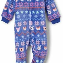 Hot Sale 😀 The Children's Place Baby Toddler 👧 Girls Snug Fit 100% Cotton Zip-Front One Piece Footed Pajama Radiance Unicorn 🛒 -Sleepwear & Robes Sales 41fUxilWbPL. AC