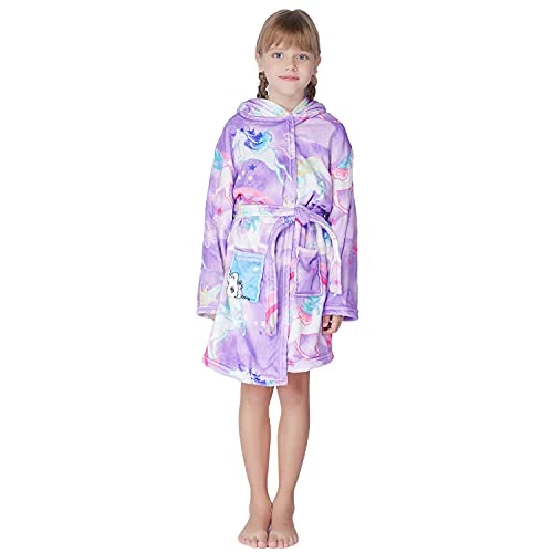 Outlet 🥰 Soft Girl Bathrobe Hoodie, Unisex Hooded Gift For Girl And Boys Light Purple 👍 1 Outlet 🥰 Soft Girl Bathrobe Hoodie, Unisex Hooded Gift For Girl And Boys Light Purple 👍