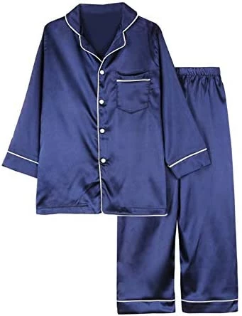 Deals ๐ Weixinbuy Pajama Set For Kid Baby Boy Girl Button-up Silk Pajama Sleepwear Nightwear Loungewear Clothes Set Gifts For Kids Red (short Sleeve) ๐ 1 Deals ๐ Weixinbuy Pajama Set For Kid Baby Boy Girl Button-up Silk Pajama Sleepwear Nightwear Loungewear Clothes Set Gifts For Kids Red (short Sleeve) ๐