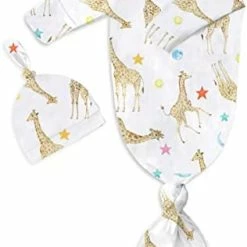 Budget 👏 Newborn Baby Knotted Gown, Super Soft Silky Infant Long Sleeve Sleeper With Tie Bottom Purple Flower 🧨 -Sleepwear & Robes Sales 41iK B3HB5L. AC