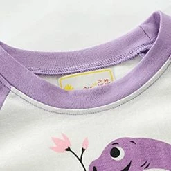 Best Pirce 😍 Girls Dinosaur Pajamas Long Sleeve Unicorn Sleepwear Pajama Cute Princess Pjs For Toddler Clothes 2-7 Years 5# 4pcs-dinosaur Girl Sets 💯 -Sleepwear & Robes Sales 41ik21hQeaL