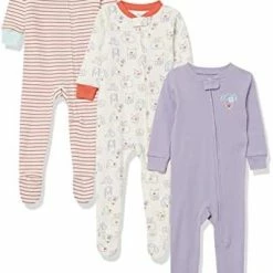 New 🌟 Amazon Essentials Unisex Toddlers And Babies' Snug-Fit Cotton Footed Sleeper Pajamas, Multipacks 😀 25 New 🌟 Amazon Essentials Unisex Toddlers And Babies' Snug-Fit Cotton Footed Sleeper Pajamas, Multipacks 😀 -Sleepwear & Robes Sales 41iofq0sEfL. AC