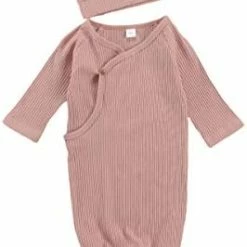 Brand new 🥰 FIOMVA Newborn Baby Girl Boy Nightgowns Organic Cotton Gowns Knotted Sleeping Bag With Hat Coming Home Outfit For Unisex Baby H-ribbed White 🧨 19 Brand new 🥰 FIOMVA Newborn Baby Girl Boy Nightgowns Organic Cotton Gowns Knotted Sleeping Bag With Hat Coming Home Outfit For Unisex Baby H-ribbed White 🧨 -Sleepwear & Robes Sales 41jptAznldL. AC