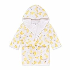 Best Pirce ✨ Burt's Bees Baby Infant Hooded Bathrobe, Absorbent Knit Terry, 100% Organic Cotton, Yellow, 0-9 Months 😀