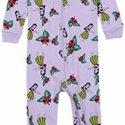New 🌟 Leveret Kids Pajamas Baby Boys 👧 Girls Footed Pajamas Sleeper 100% Cotton (Size 6-12 Months-5 Toddler) Butterfly 🎉 -Sleepwear & Robes Sales 41l xJH1iiL. AC