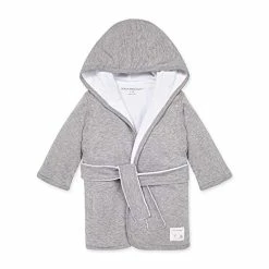 Cheap ๐ Burt's Bees Baby Baby-girls Bathrobe, Infant Hooded Robe, Absorbent Knit Terry, 100% Organic Cotton, 0-9 Months Heather Grey ๐